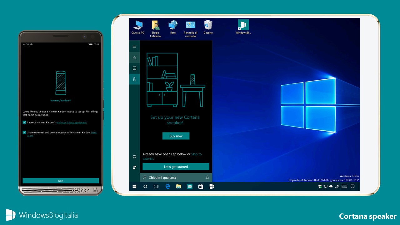Cortana Device Setup - Windows 10 e Windows 10 Mobile