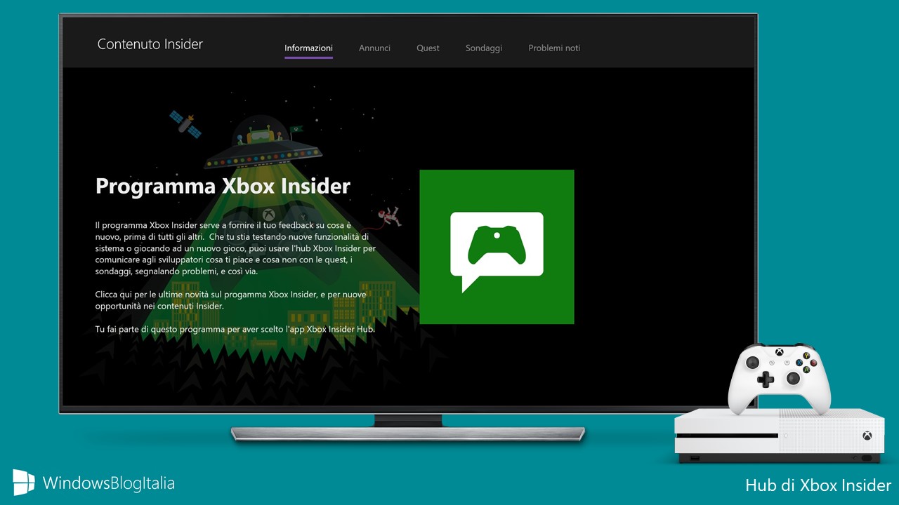 Hub di Xbox Insider