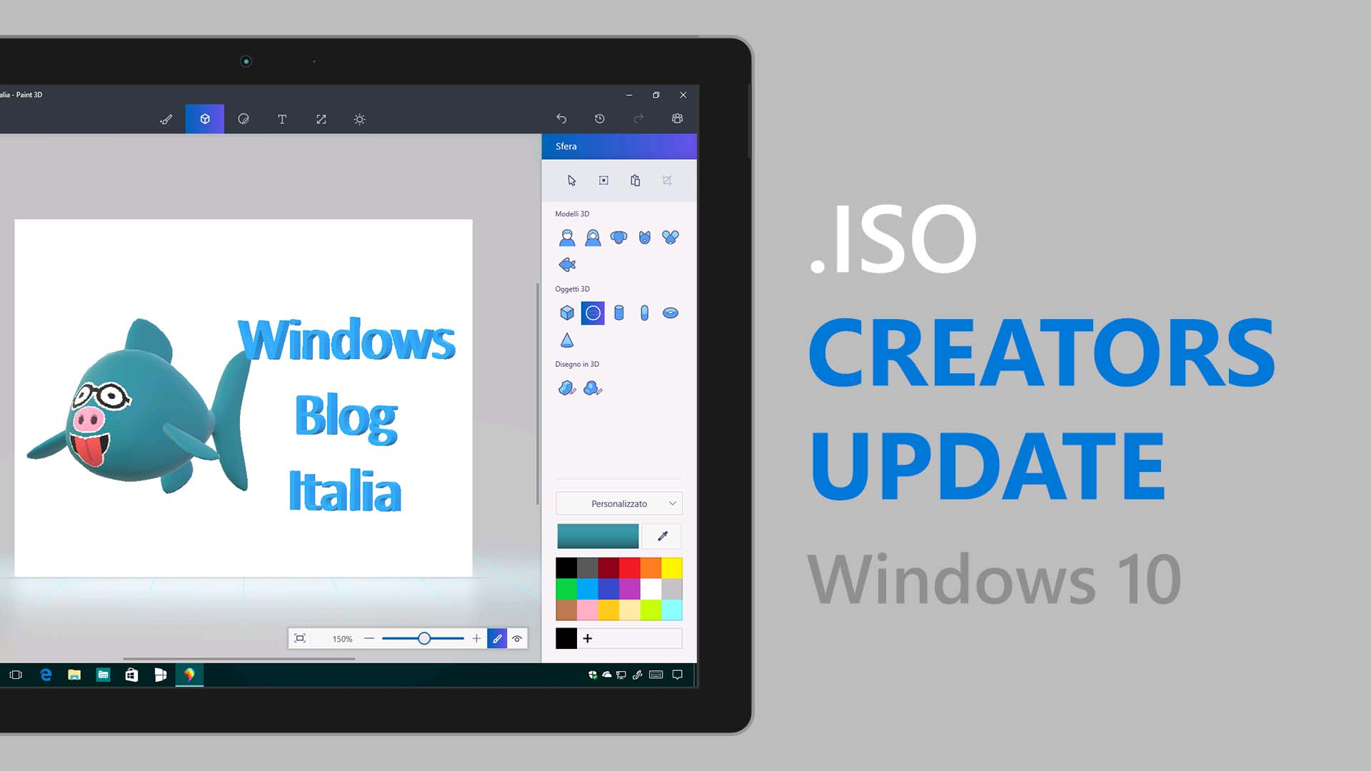 .ISO di Windows 10 Creators Update