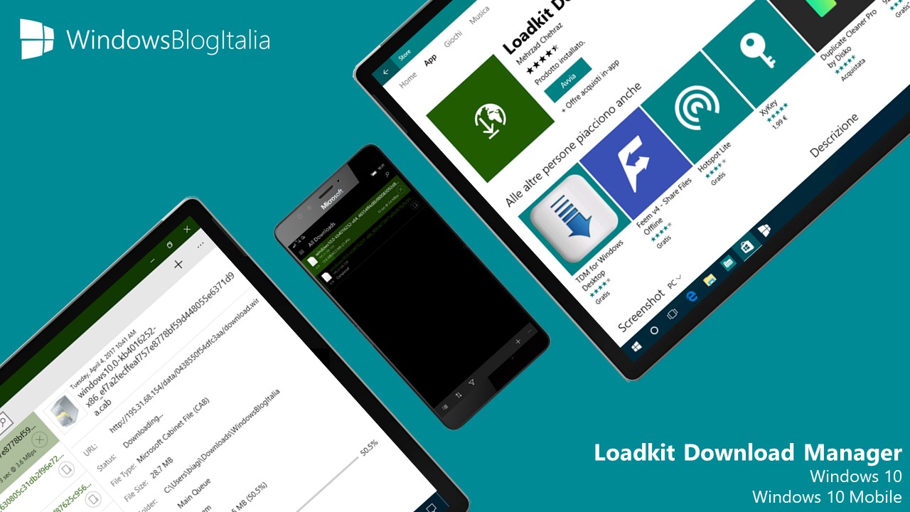 Loadkit Download Manager - Windows e Windows Mobile