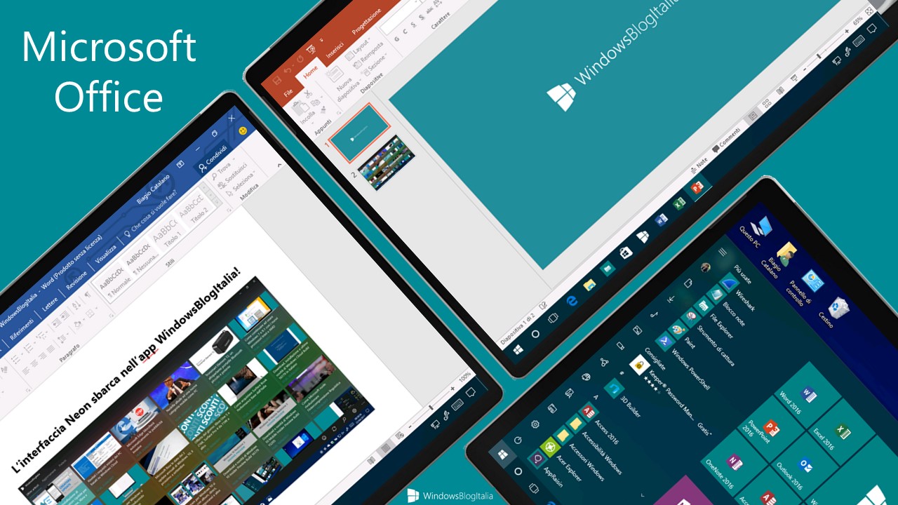 Suite di Office nel Windows Store