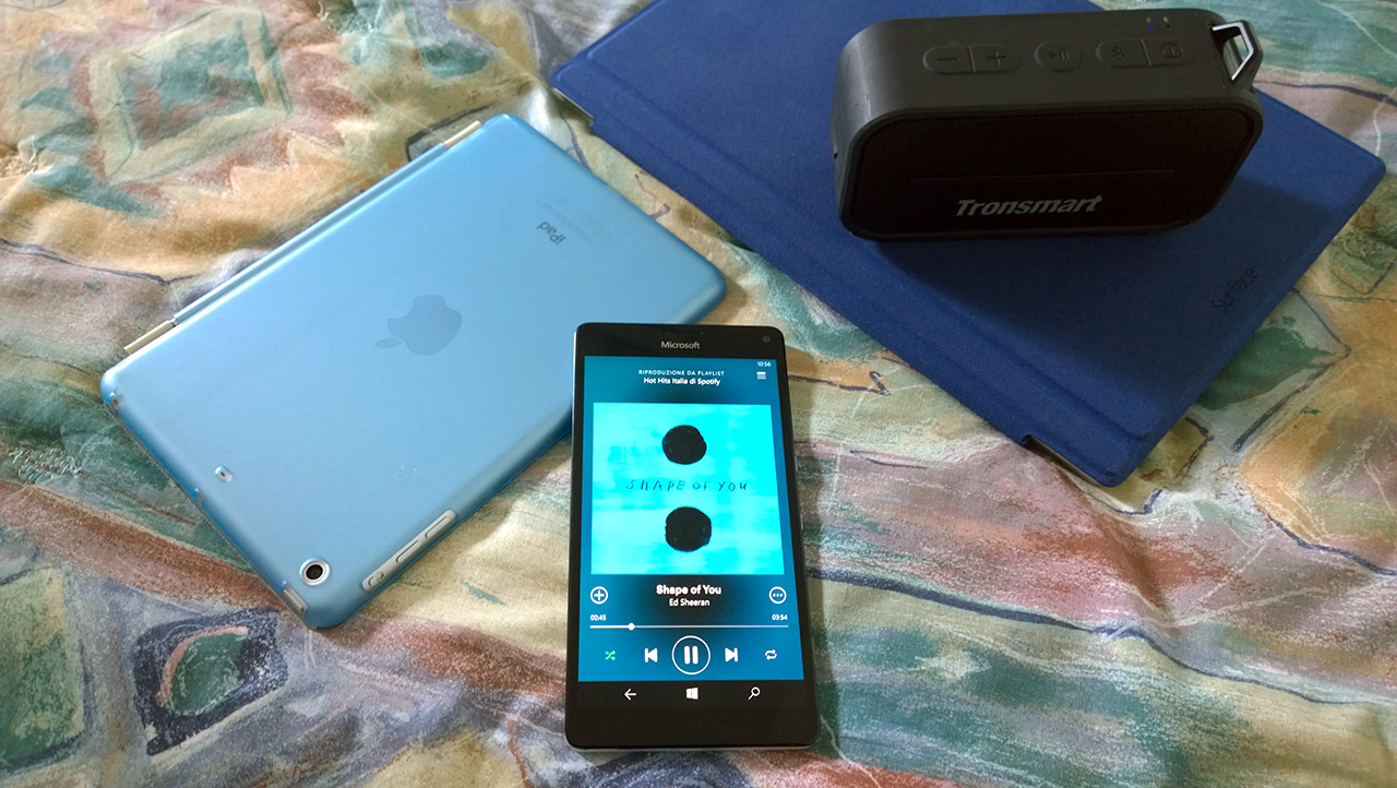 Tronsmart Elements T2 - Prova con Lumia 950 XL