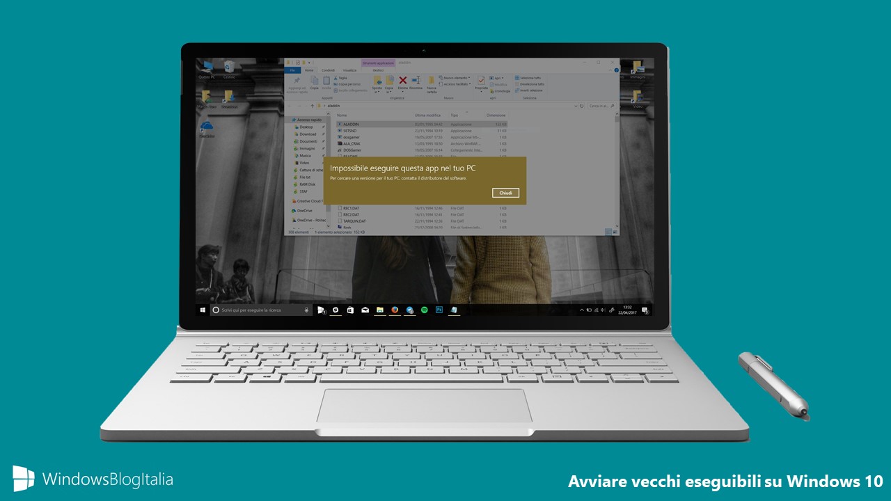 Avviare vecchi giochi e programmi su Windows 10