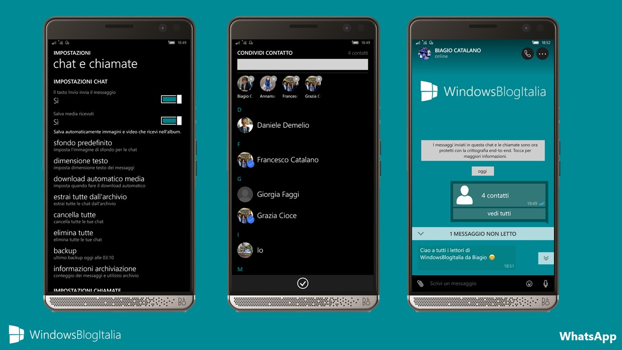 WhatsApp - Windows Phone e Windows Mobile