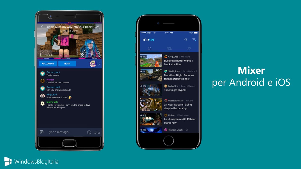 Mixer per Android iOS app