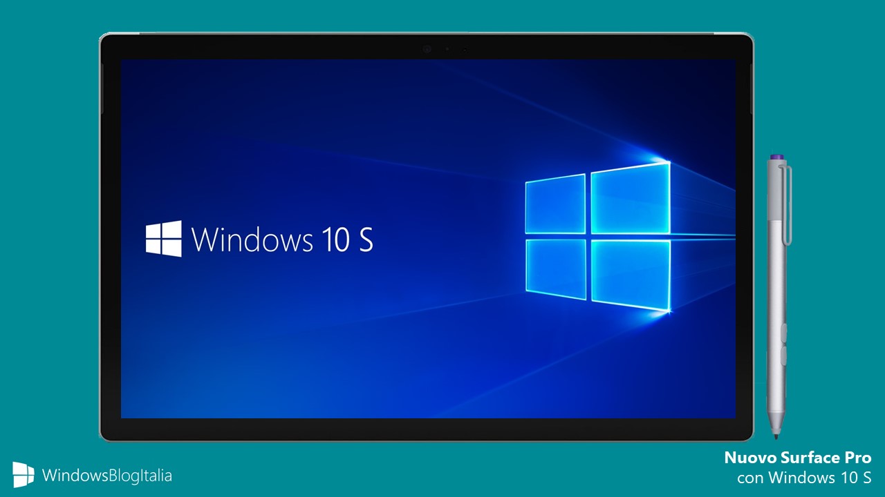 Nuovo Surface Pro Windows 10 S