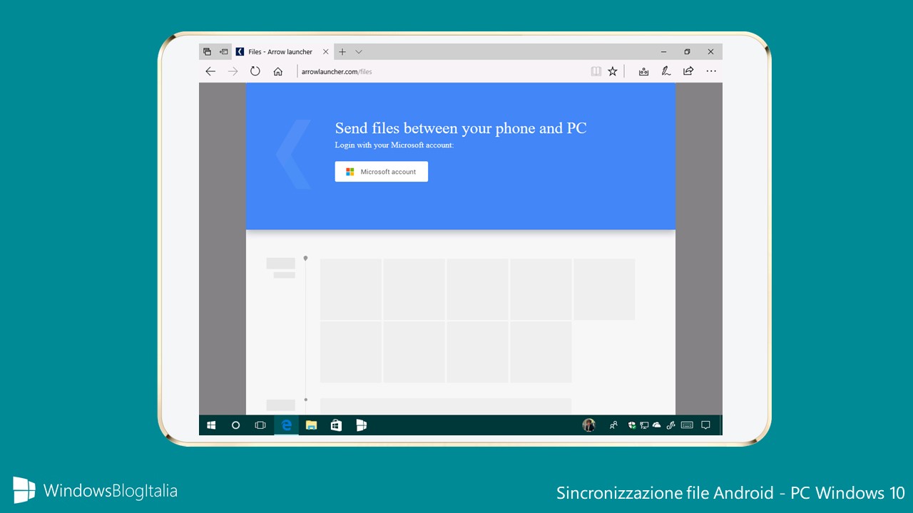 Sincronizzazione file Android - Windows 10