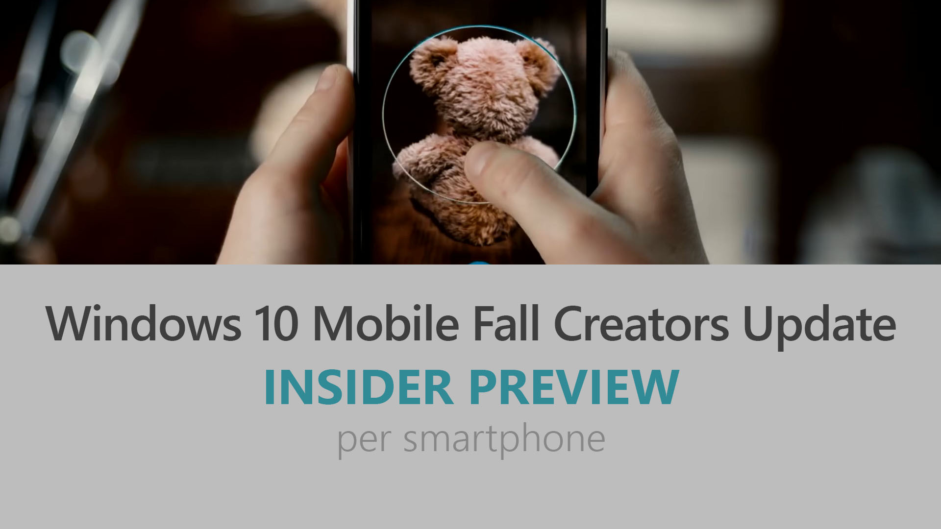 Windows 10 Mobile Fall Creators Update - Insider Preview