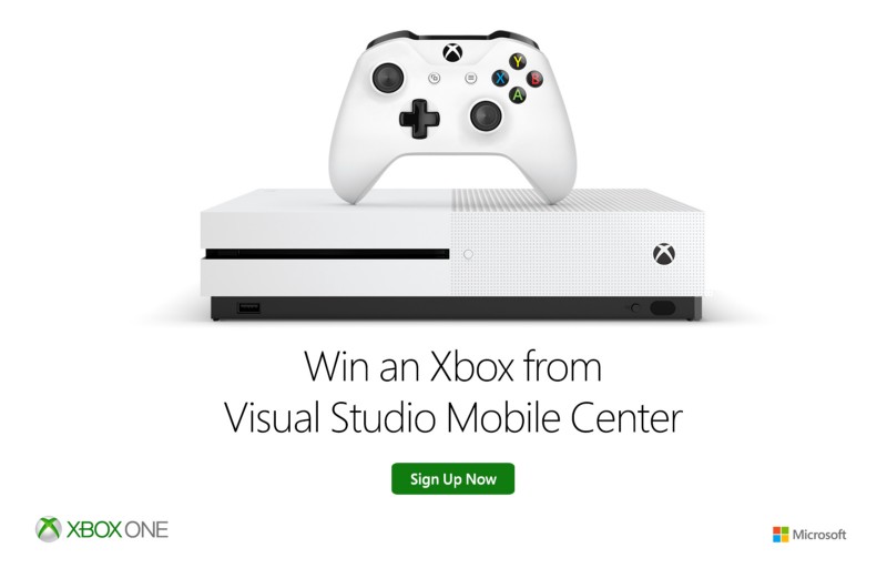 Visual Studio Mobile Center - Xbox One S 2TB