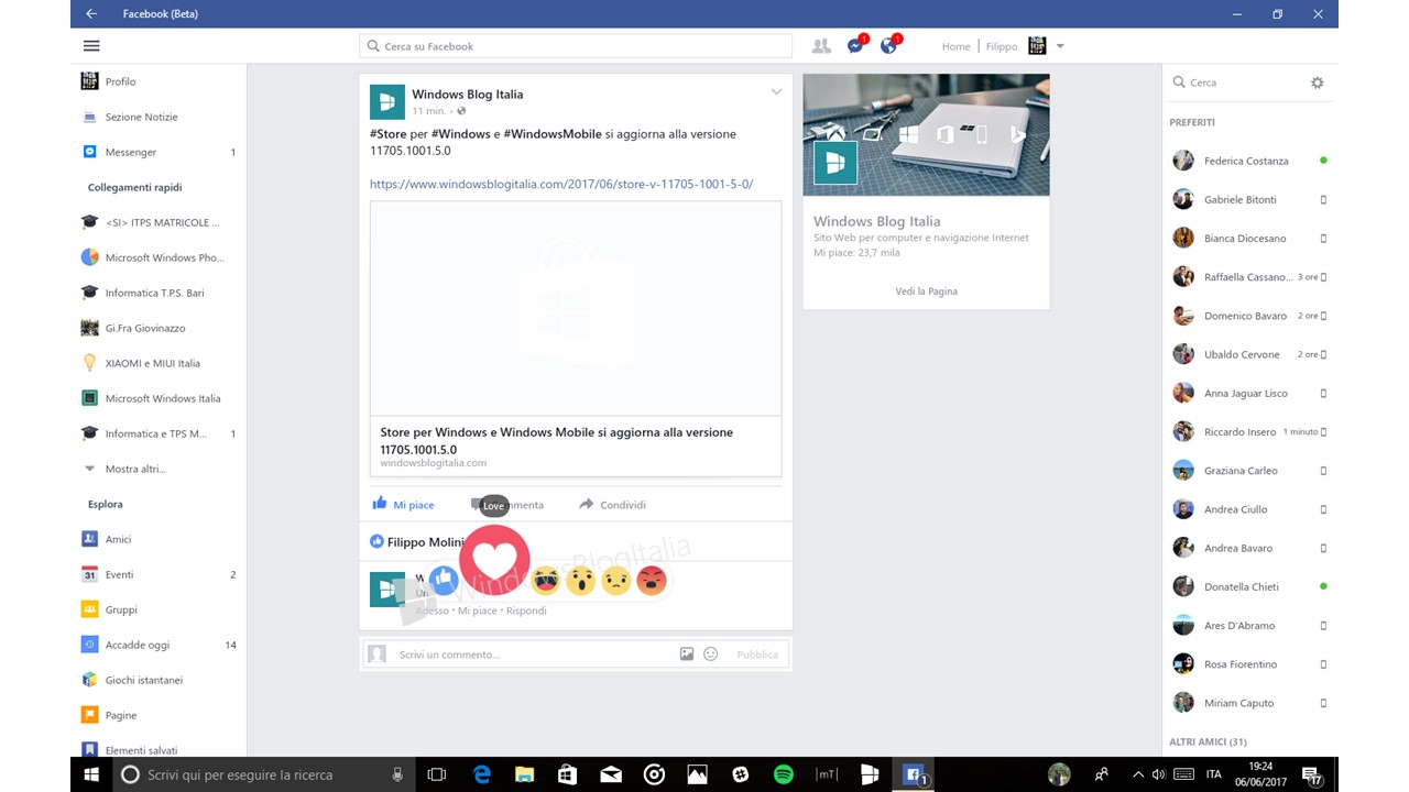 Facebook Beta Per Windows Si Aggiorna Alla Versione 9290037550