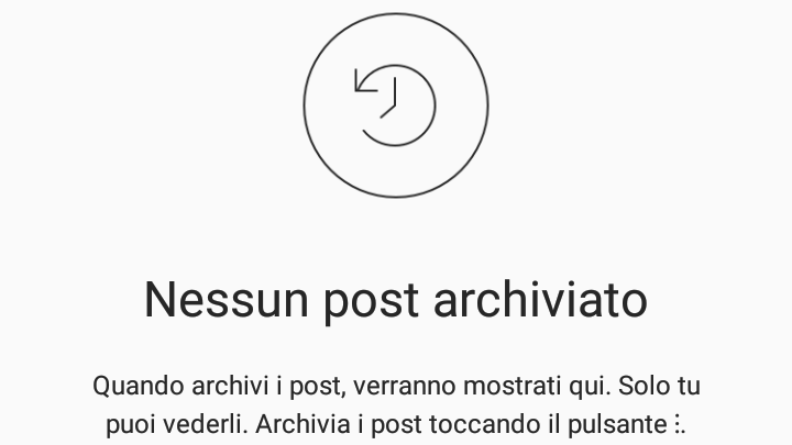 Instagram archivio foto video