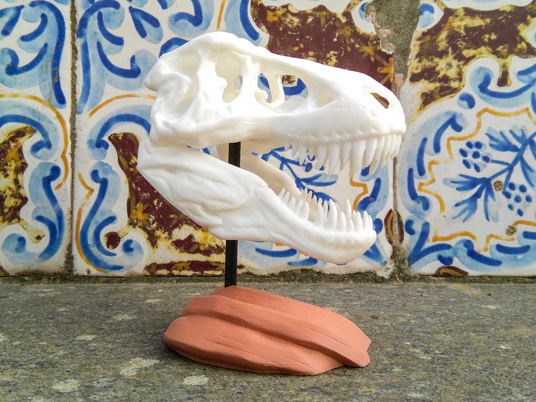 Testa di T-Rex stampata 3D