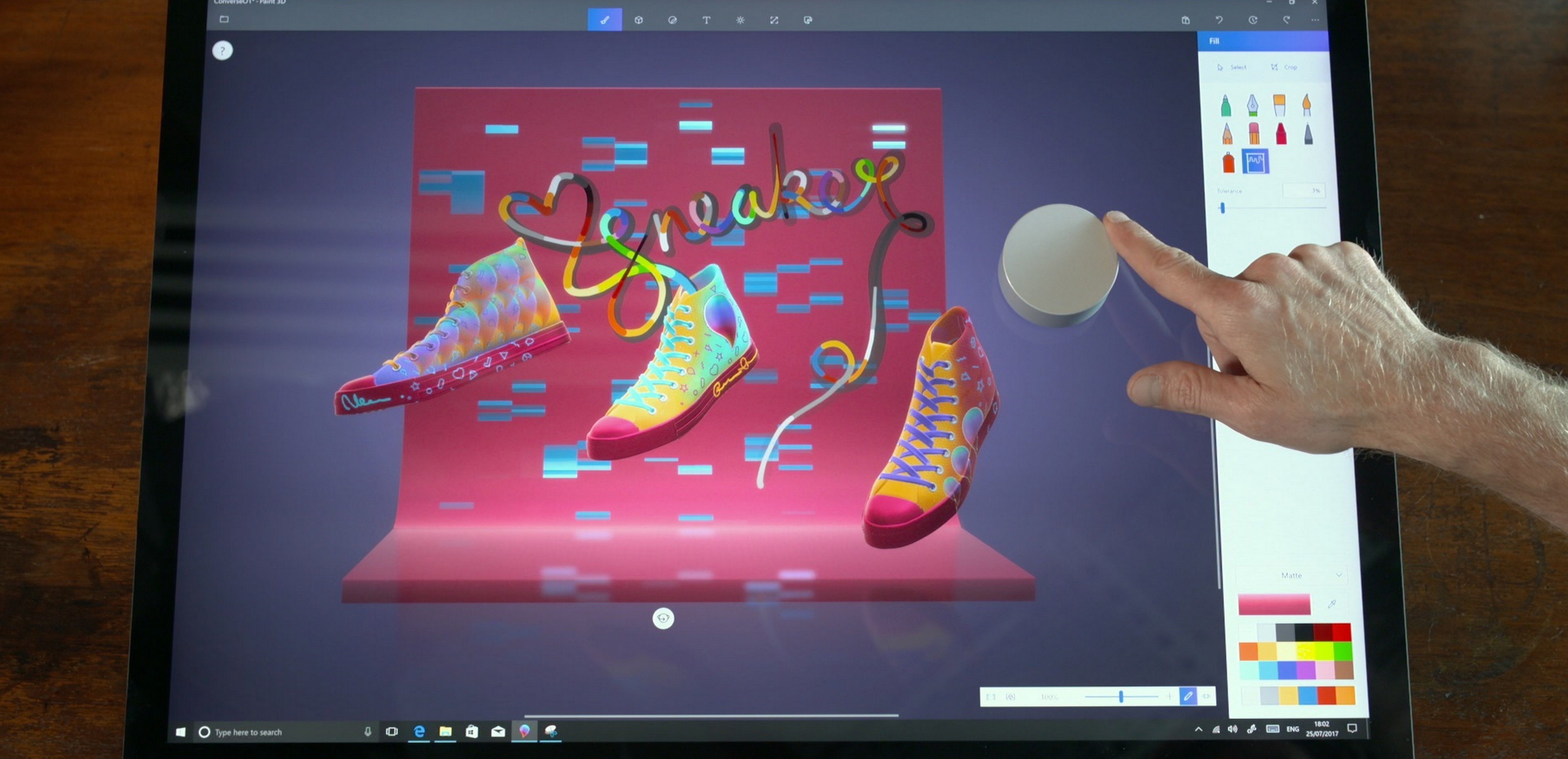 Paint 3D ha finalmente un senso con il supporto di Surface Dial