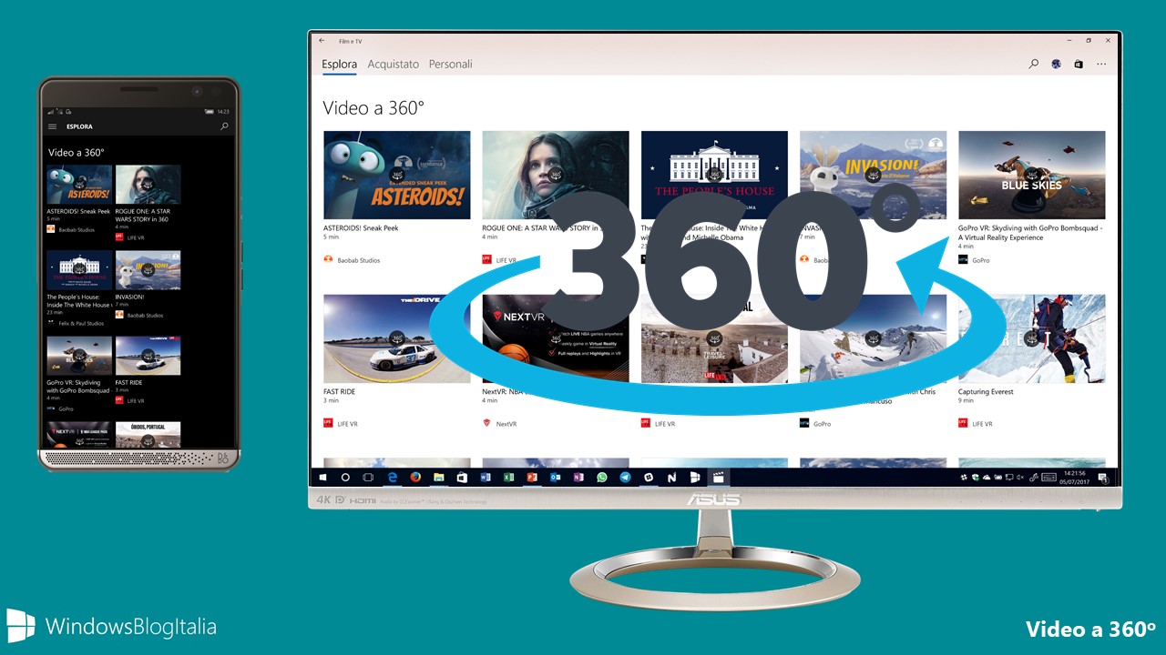 Video a 360 °