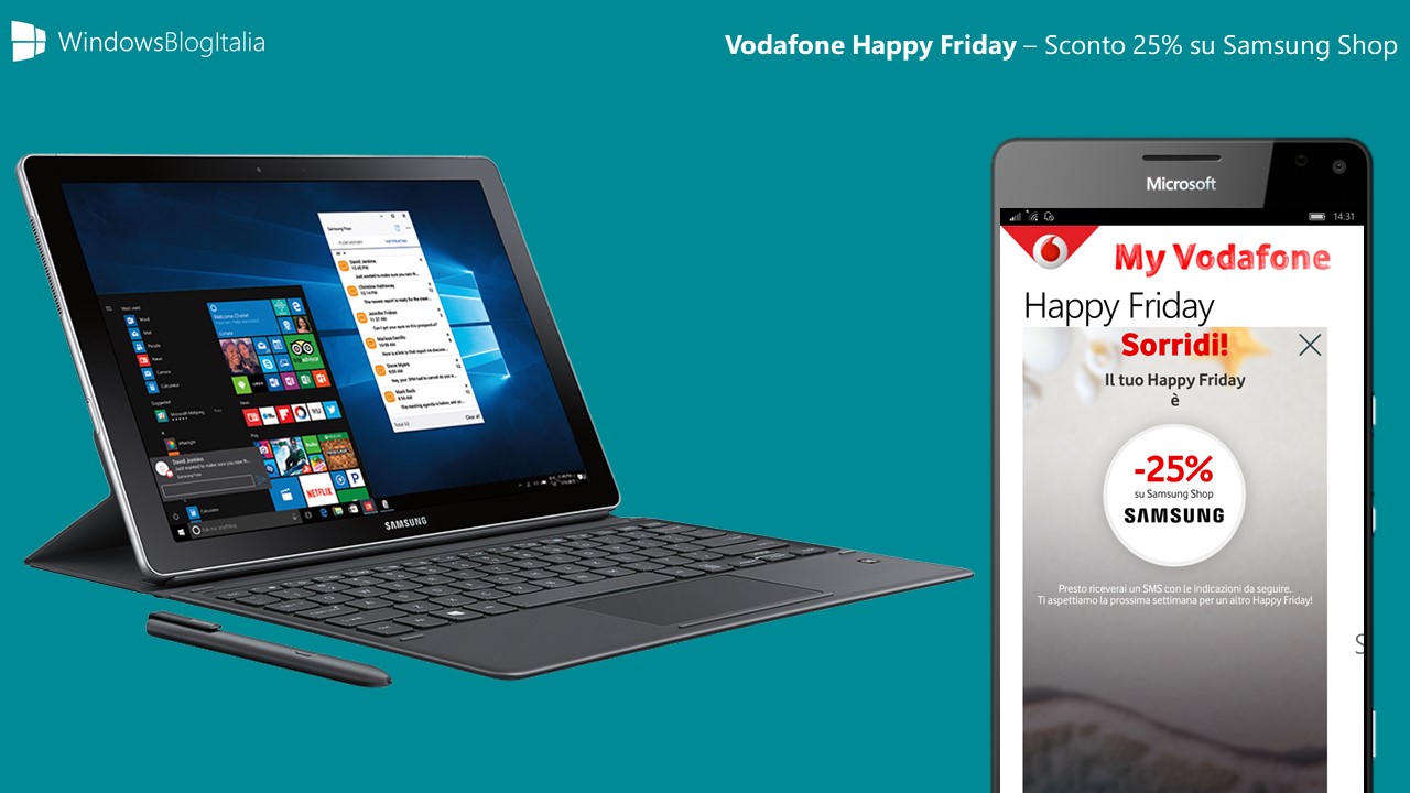 Samsung Galaxy Book scontato a 660€ con Vodafone Happy Friday