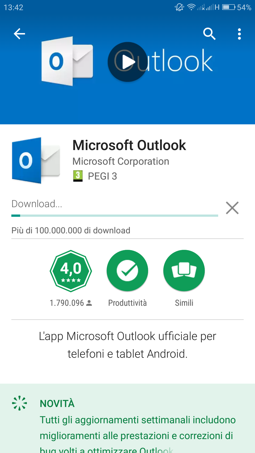 scaricare rubrica da outlook