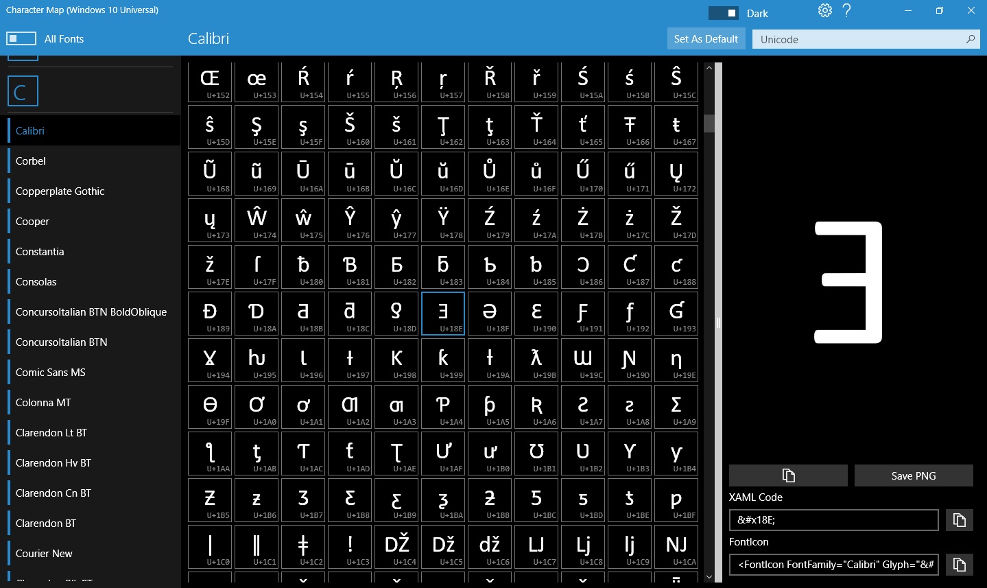 Character Map, la mappa caratteri universale per PC e smartphone Windows 10