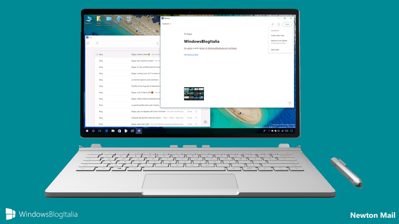 Newton Mail, uno dei migliori client di posta per PC e tablet Windows 10