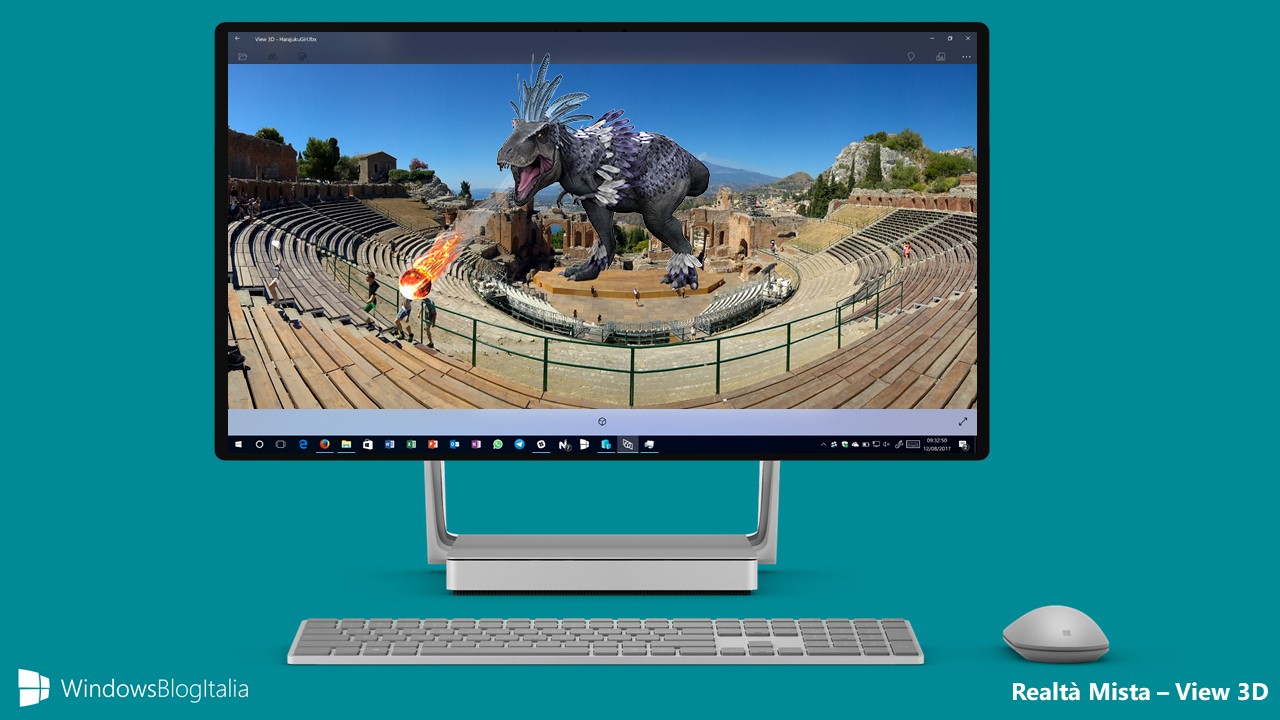 Anteprima e download della Realtà Mista nell'app View 3D