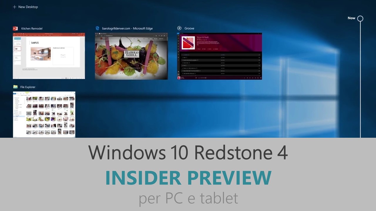 Windows 10 Redstone 4 Insider Preview
