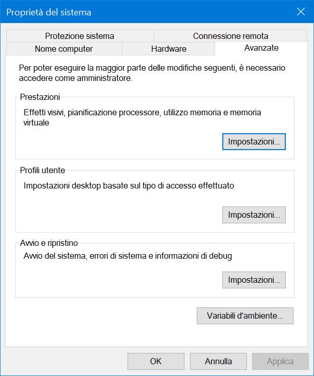 advancedsystem properties