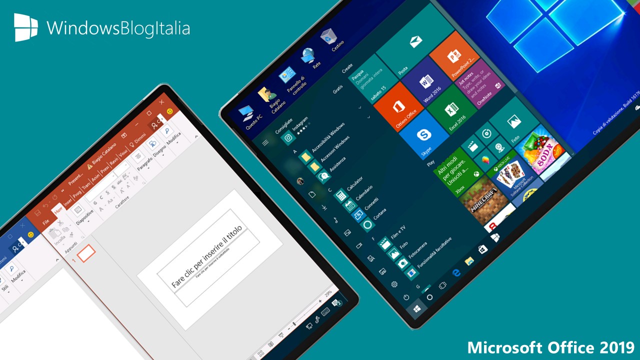 Microsoft annuncia Office 2019