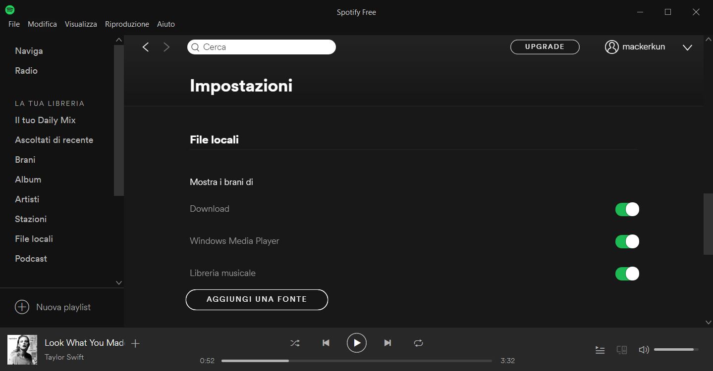 Trasferire playlist da Groove Musica a Spotify