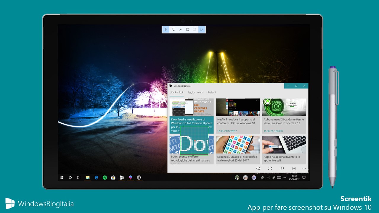 Download Screentik app fare screenshot Windows 10 hero