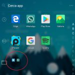 Microsoft Launcher Android 4.4 cartella app drawer