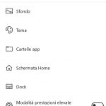 Microsoft Launcher Android 4.4 impostazioni personalizzazione