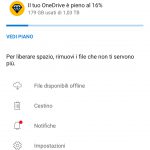 OneDrive per Android nuova sezione Me