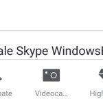 Skype Preview Android barra navigazione basso
