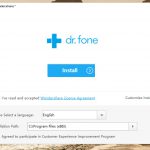 dr.fone iPhone installazione Windows