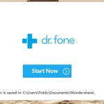 dr.fone iPhone installazione completata Windows