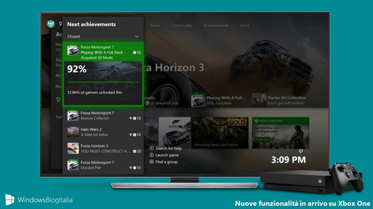 Nuove funzionalità Xbox One Windows 10 2018