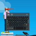 Tastiera virtuale Windows 10 sticker pack