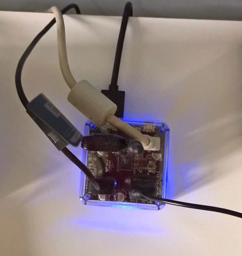 ORICO Hub acceso e collegato