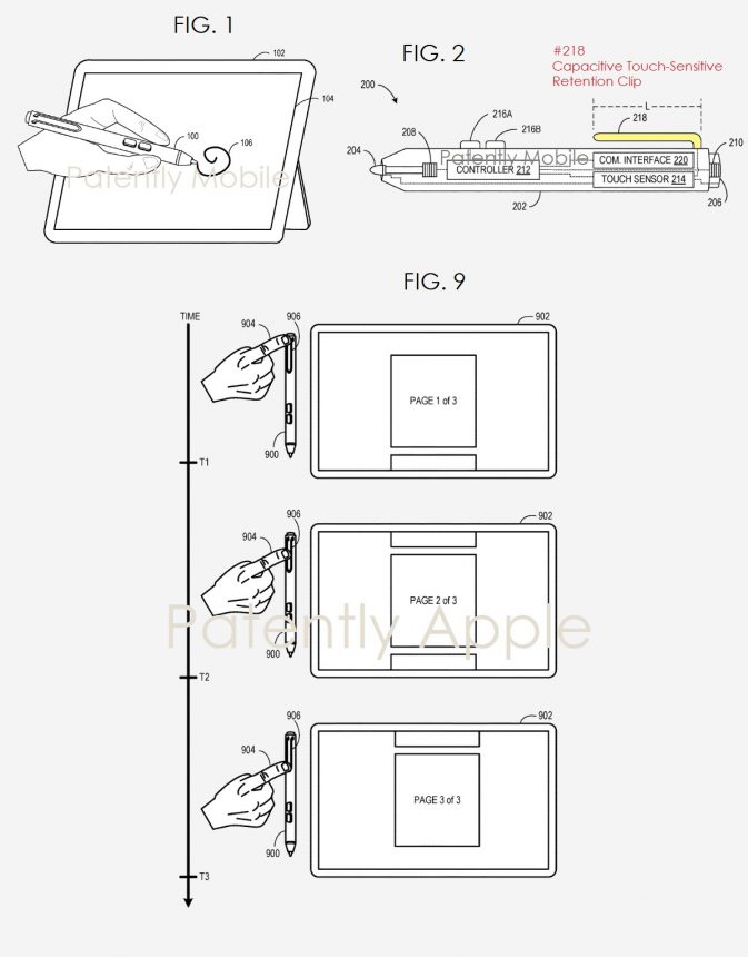 Brevetto Microsoft Smart pen clip