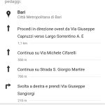 Google Maps PWA Windows 10 Mobile indicazioni percorso