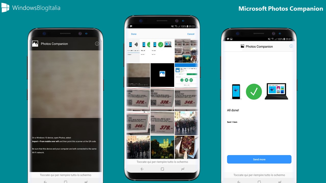 Photos Companion, l'app Microsoft per trasferire foto e ...