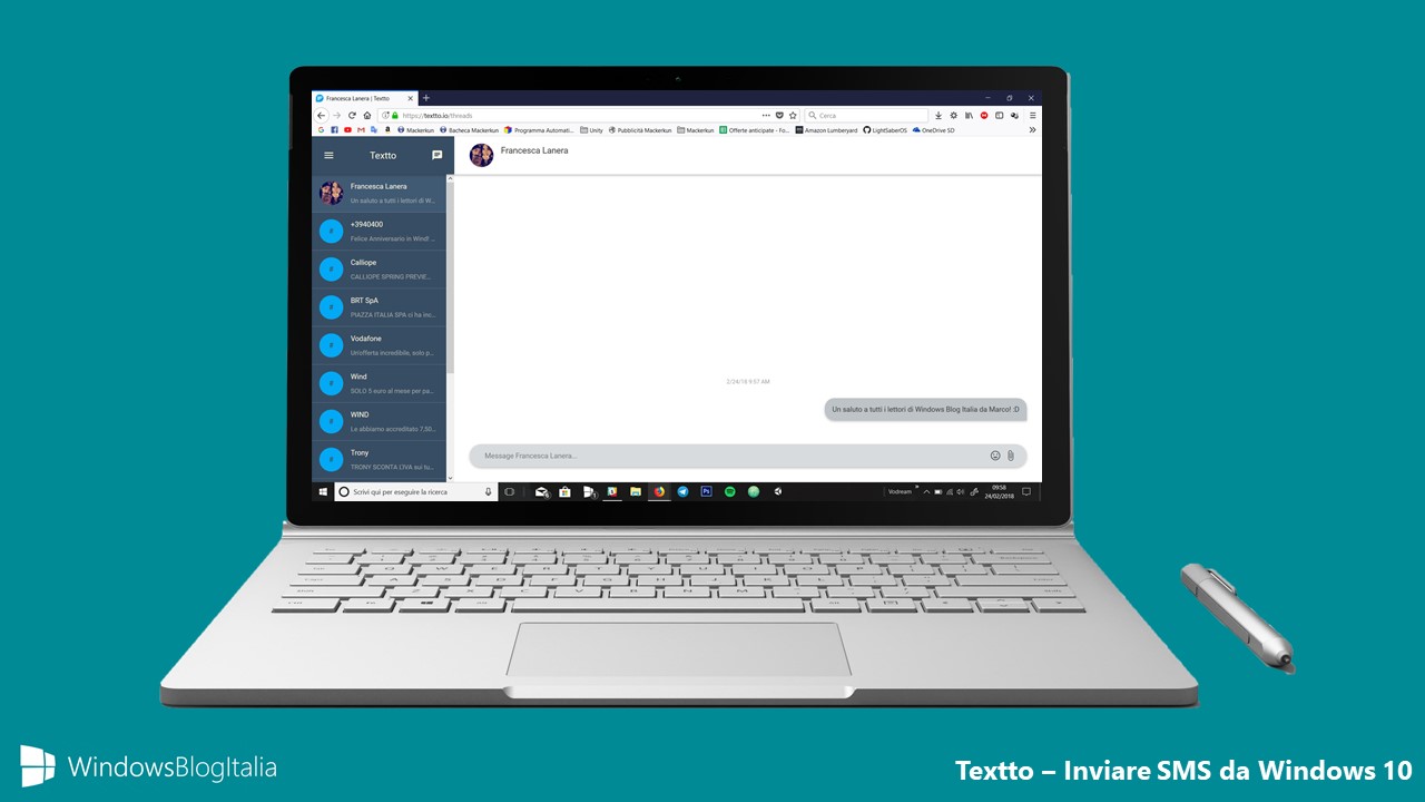 Textto inviare SMS da PC