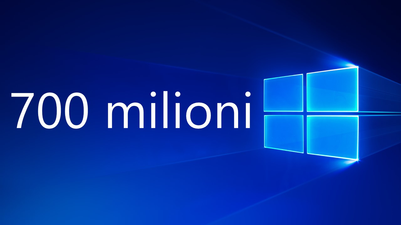 700 milioni di utenti Windows 10