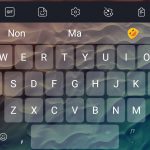 SwiftKey Android iOS 7.0 toolbar aperta