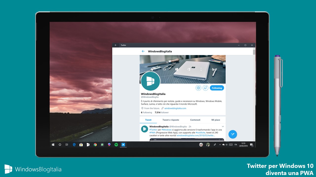 Twitter PWA Windows 10