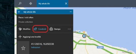 Mappe Windows condivisione raccolta