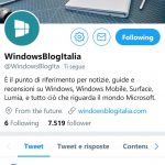 Twitter WBI PWA web app Windows 10 Mobile