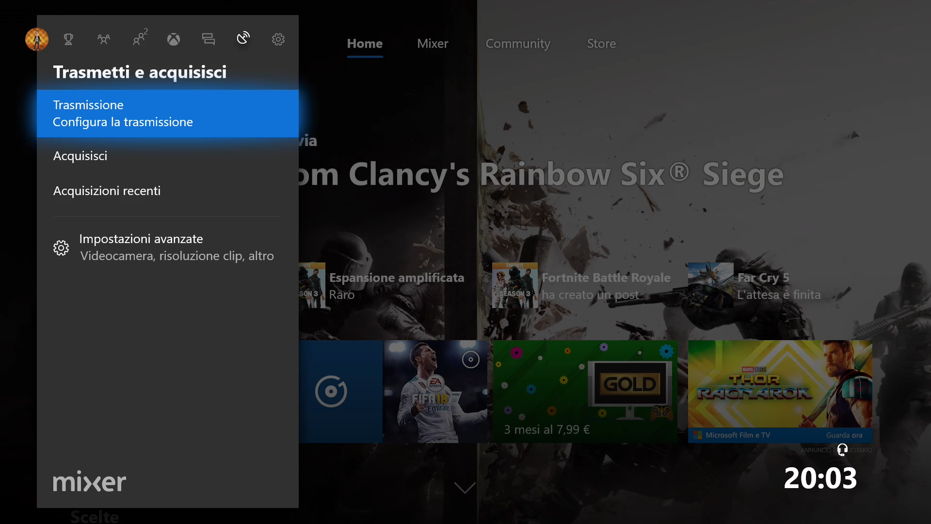 Xbox One Windows 10 Spring Creators Update Mixer