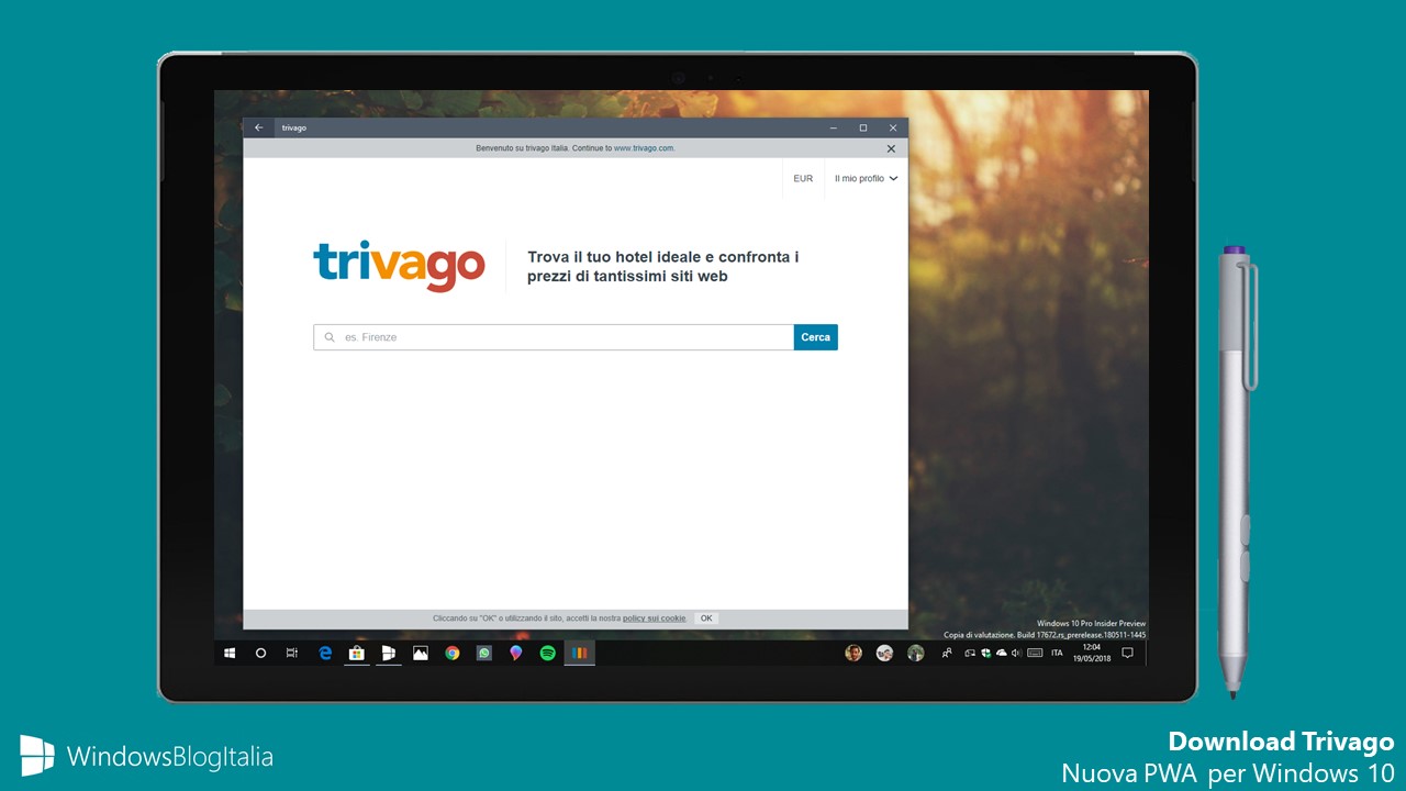 Download Trivago PWA Windows 10