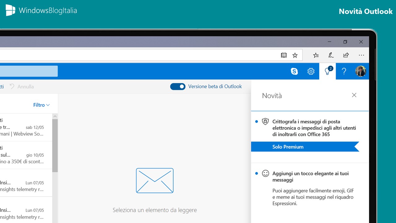 Outlook .com - Maggio 2018