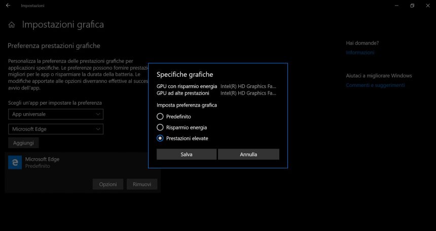 performance grafiche edge